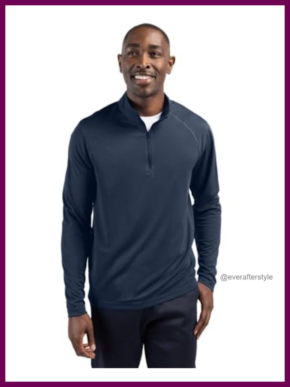 Mens Half Zip Tech Pullover Moisture Wicking Active Sweatshirt